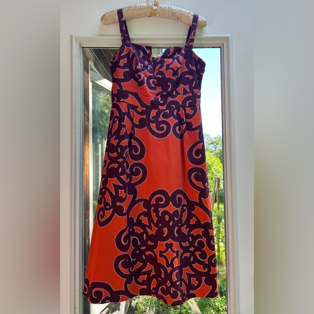 Merona Cute Dress in Orange and Purple